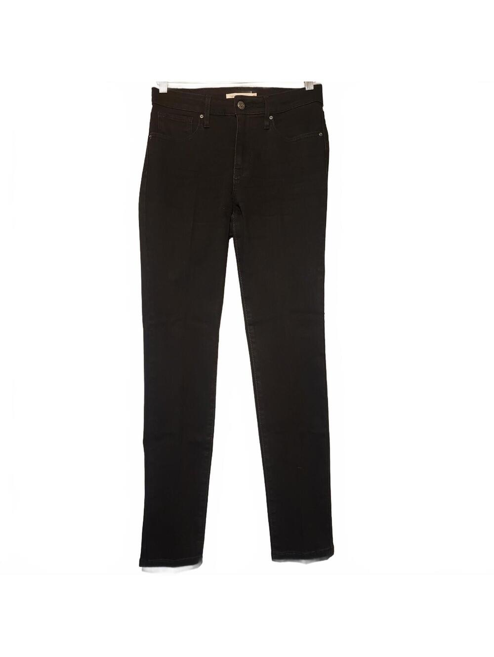 Levi's 721 High Rise Skinny Black Jeans Size 27